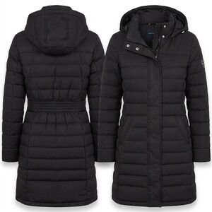 Tommy Hilfiger Women's Quilted Black Puffer Coat